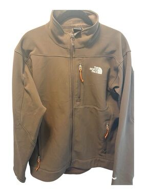The North Face Apex Bionic Brown softshell full zip jacket